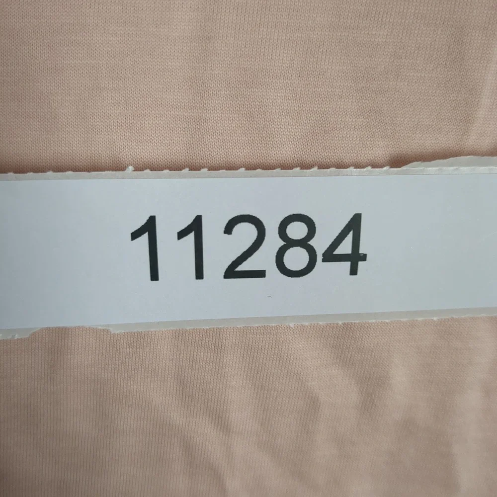Banana Republic Womens‎ Large Peach Pink Puff Sleeve Scoop Neck Jersey Knit Top